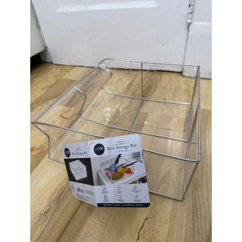 (3) piece Vinyl Wire Storage Bins CORE